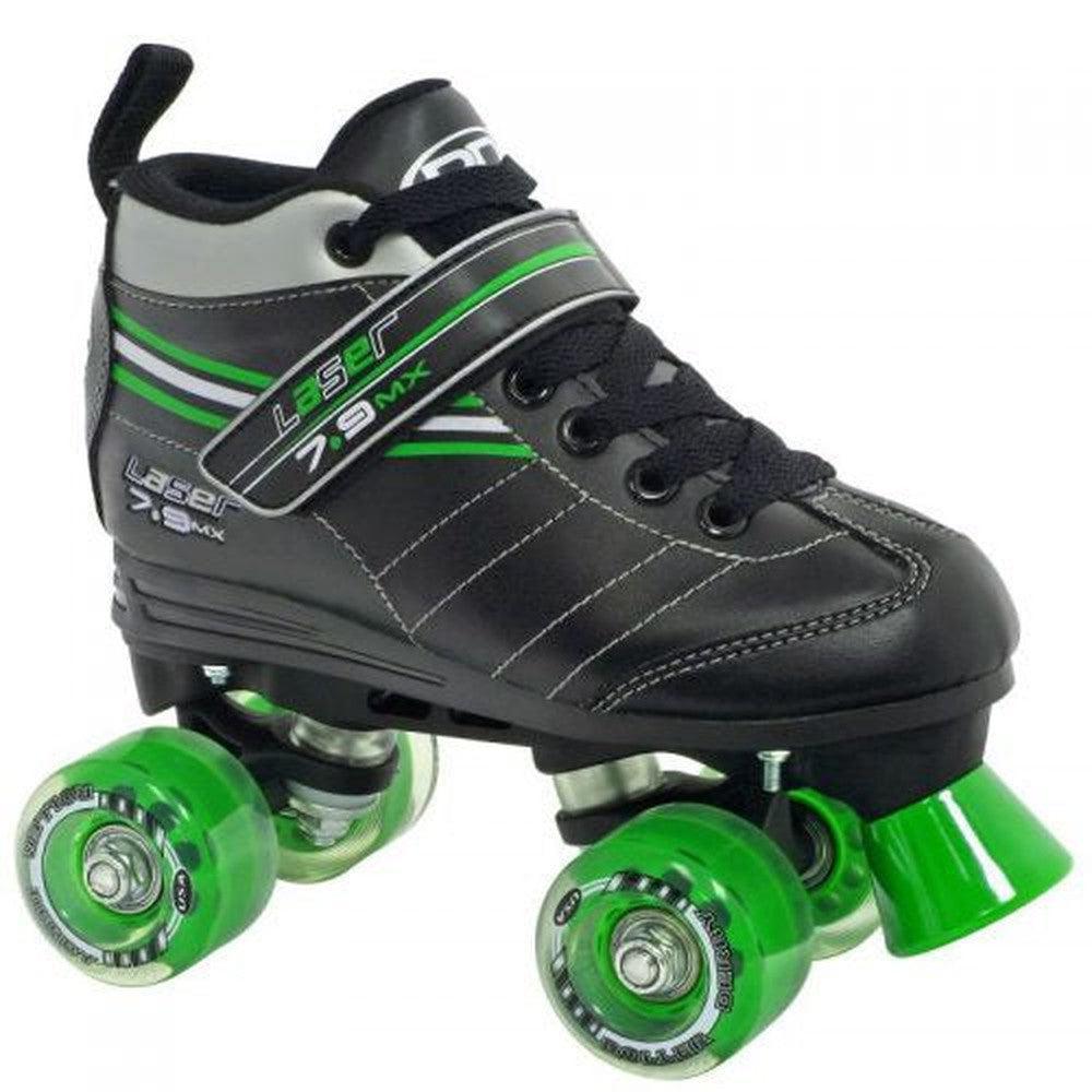 RDS Quad Skates - Laser 7.9 Green/Black-General-Extreme Skates