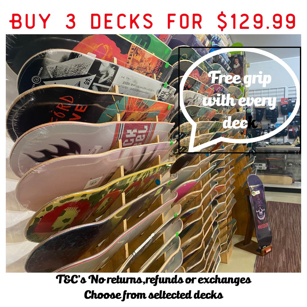 Skateboard Decks - Deal 3 for $129.99-Clearance Decks-Extreme Skates