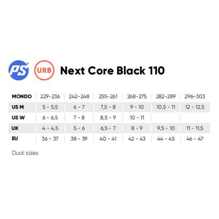 Powerslide Next Core Black 110 Inline Skates-Inline Skates-Extreme Skates