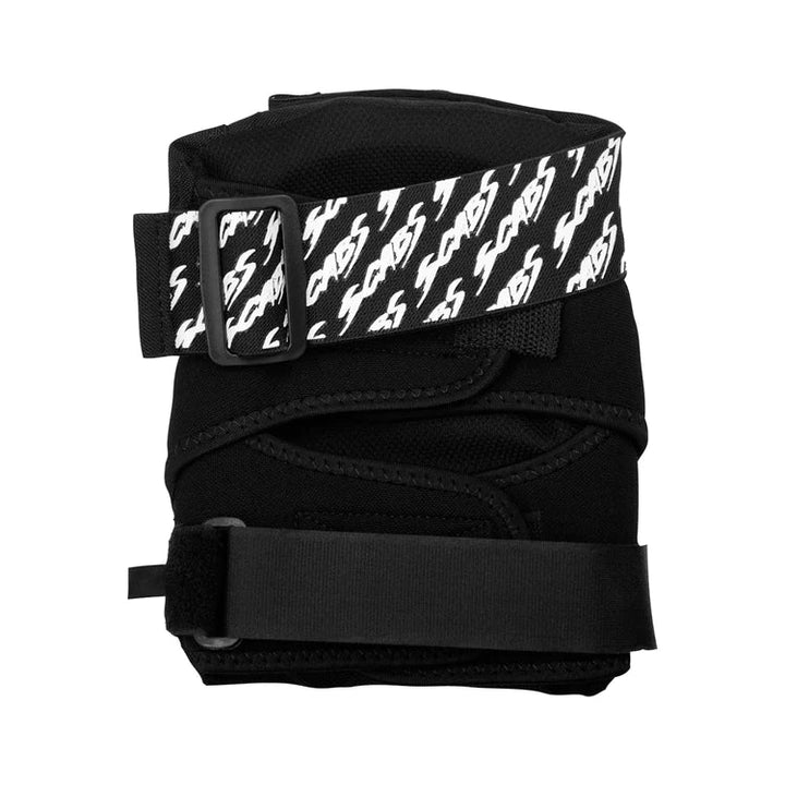 Smith Scabs Derby Knee Pad Black w White Caps
