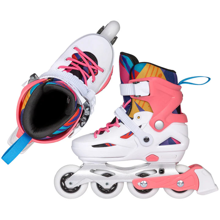 Powerslide Flash Pink Adjustable Inline Skates