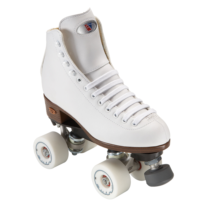 Riedell 111 Angel Skate White w Riva Wheels