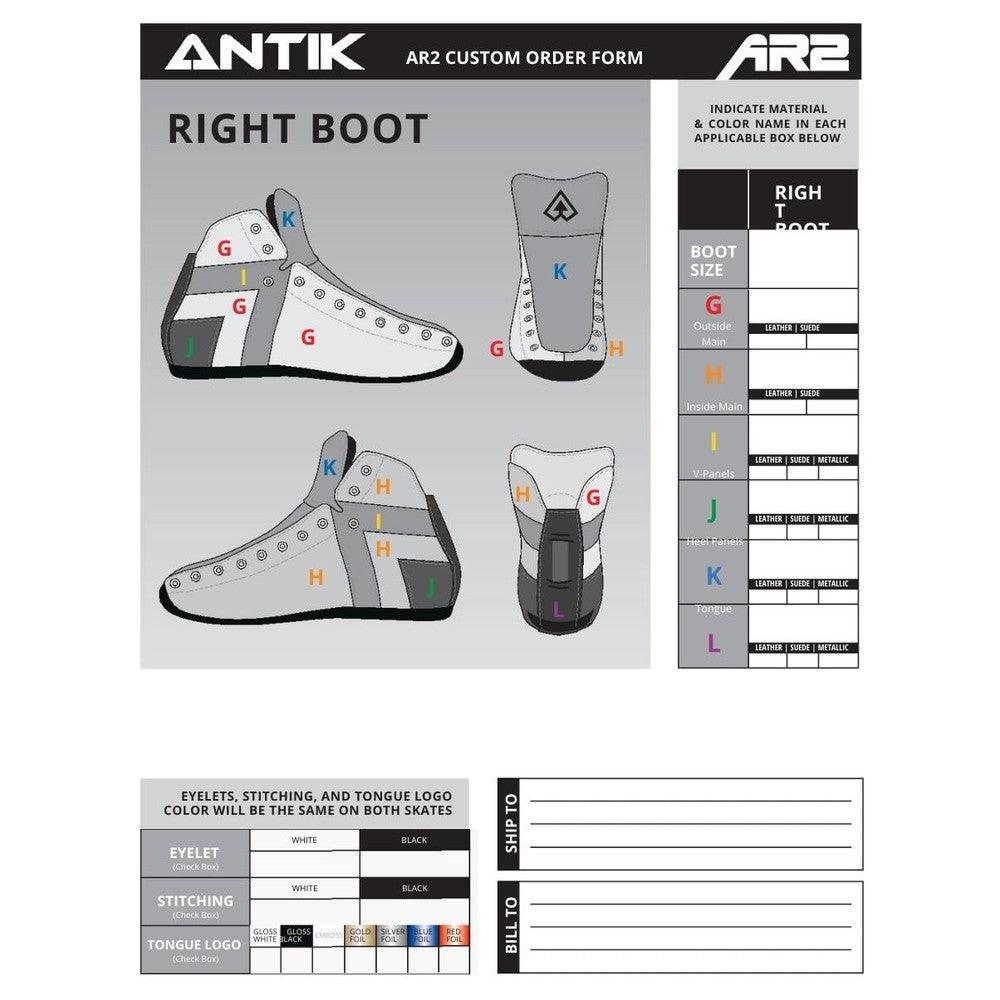 Antik AR2 Boot - Custom Colour Lab - Extreme Skates