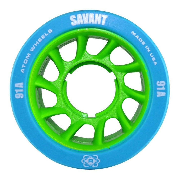 Atom Wheels Indoor  - Savant 59mm blue 91a -extreme-skates