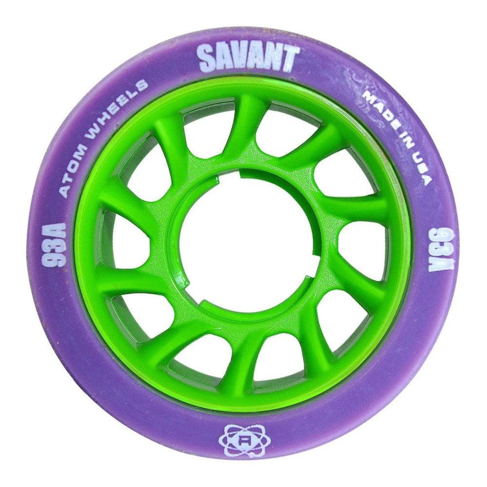 Atom Wheels Indoor  - Savant 59mm purple 93a -extreme-skates