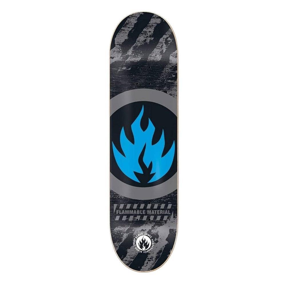Black Label Circle Flame Deck-Skateboard Deck-Extreme Skates