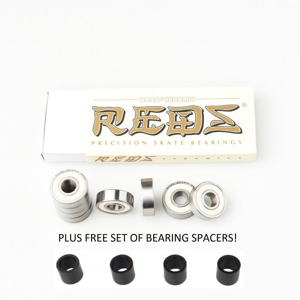 Bones Ceramic -Super Reds Bearings-Bearings-Extreme Skates