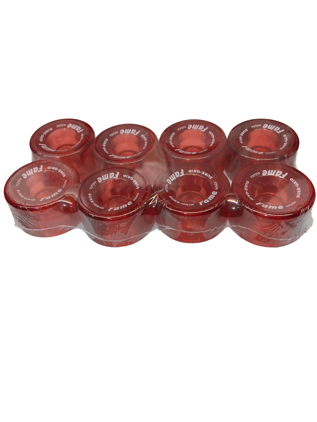 Suregrip Fame Wheels CLEAR COLOUR 57mm 95a 8Pack