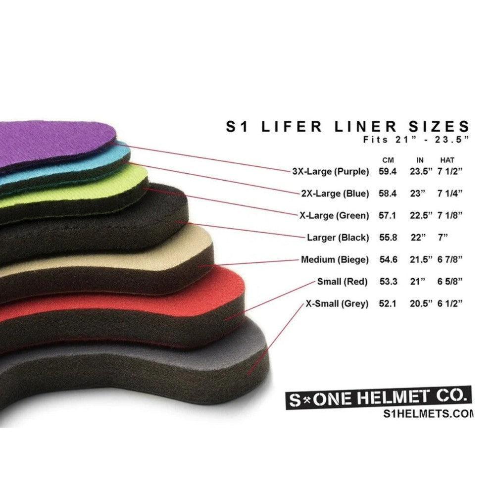 S1 Lifer Standard Helmet Liners-Liner-Extreme Skates