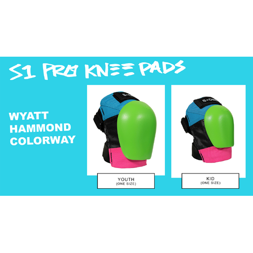 S-One Pro Knee Pads Wyatt Hammond Youth Multi