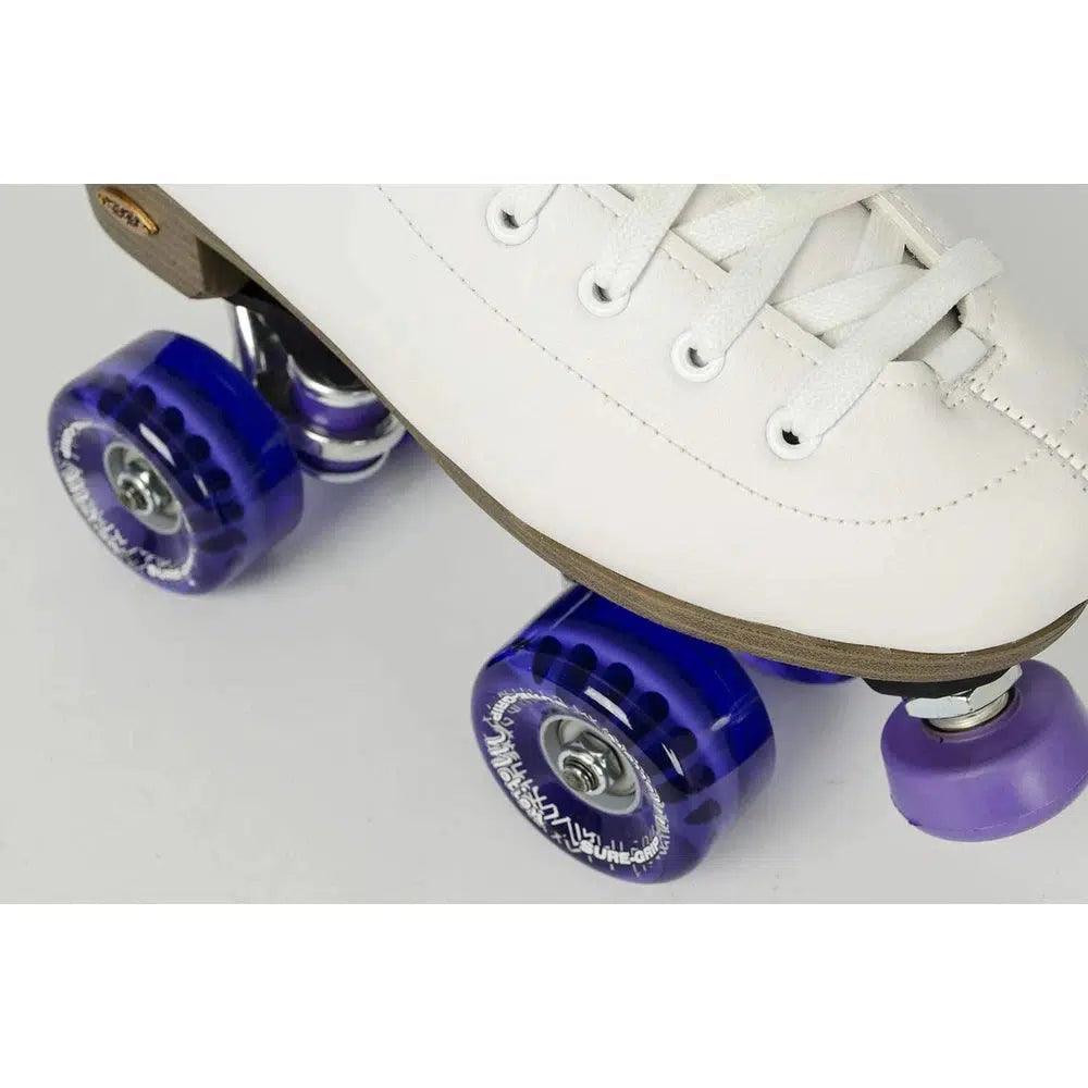 Suregrip Fame Outdoor Roller Skates White with Motion/Boardwalk Wheels-Roller Skates-Extreme Skates