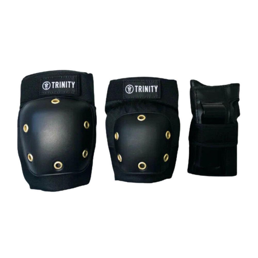 Trinity Youth Black Pad Set-Pad Set-Extreme Skates