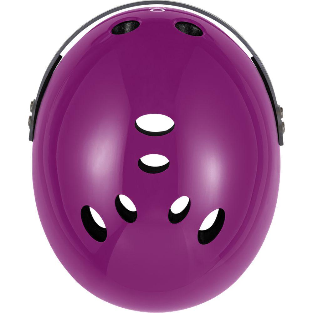 Triple 8 THE VISOR Certified Helmet SS Purple Gloss-Visor Helmet-Extreme Skates