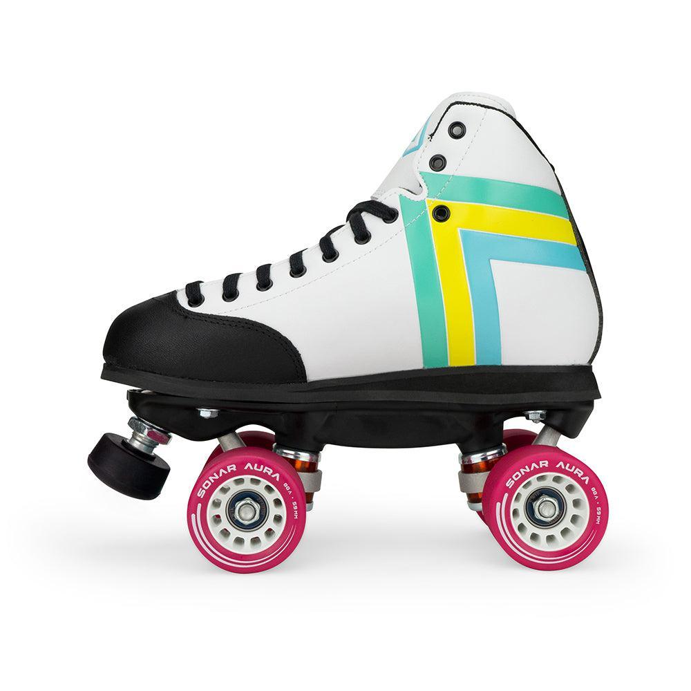 ANTIK Skyhawk Derby White w Sonar Aura Wheels-Roller Skates-Extreme Skates