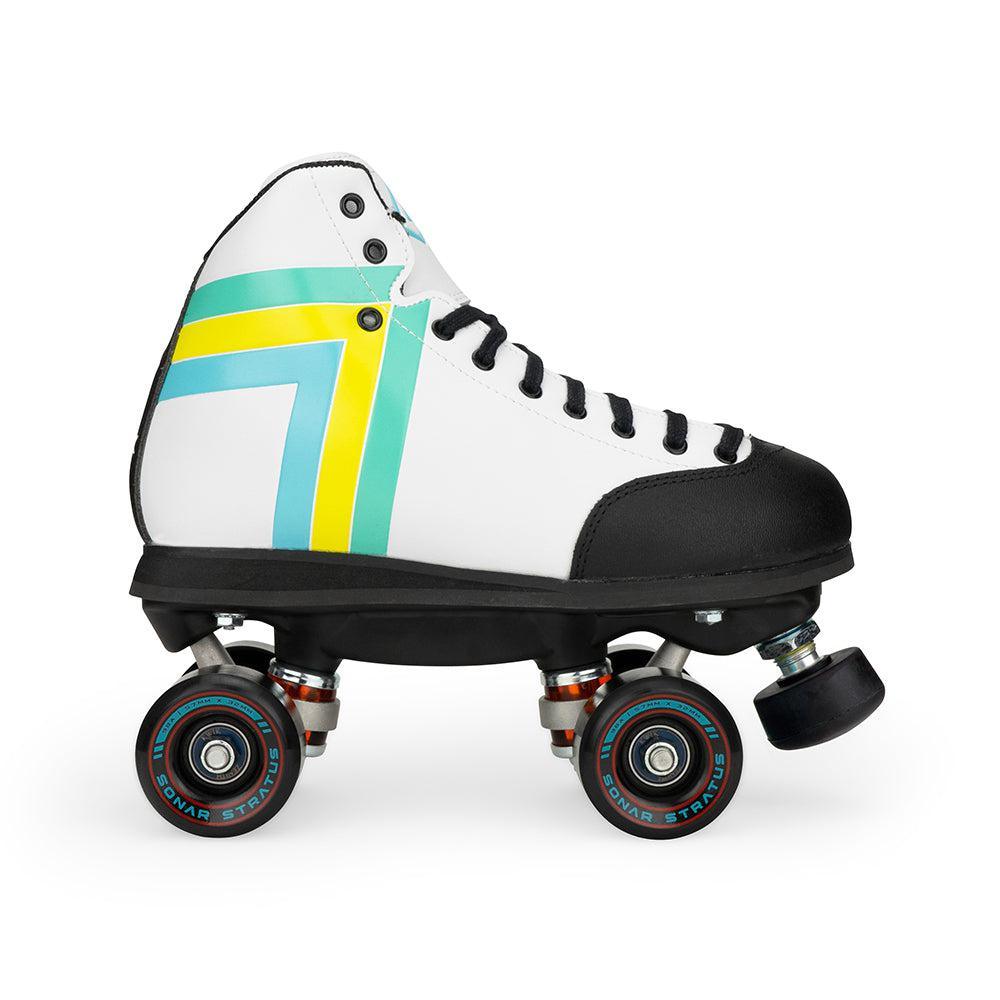 ANTIK Skyhawk Park White w Sonar Stratus Black Wheels-Roller Skates-Extreme Skates