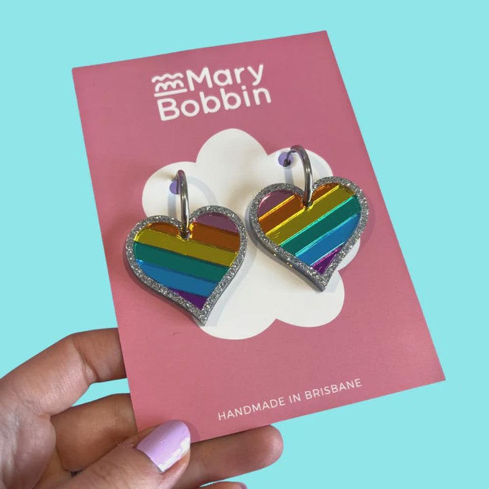 Mary Bobbin - I Heart Rainbows Hoops-Accessories-Extreme Skates
