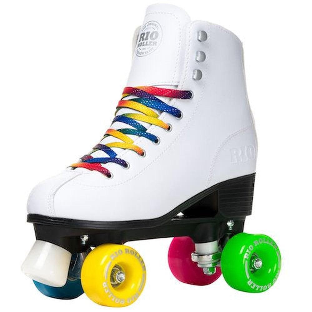 Rio Roller Skates - White Figure Skates