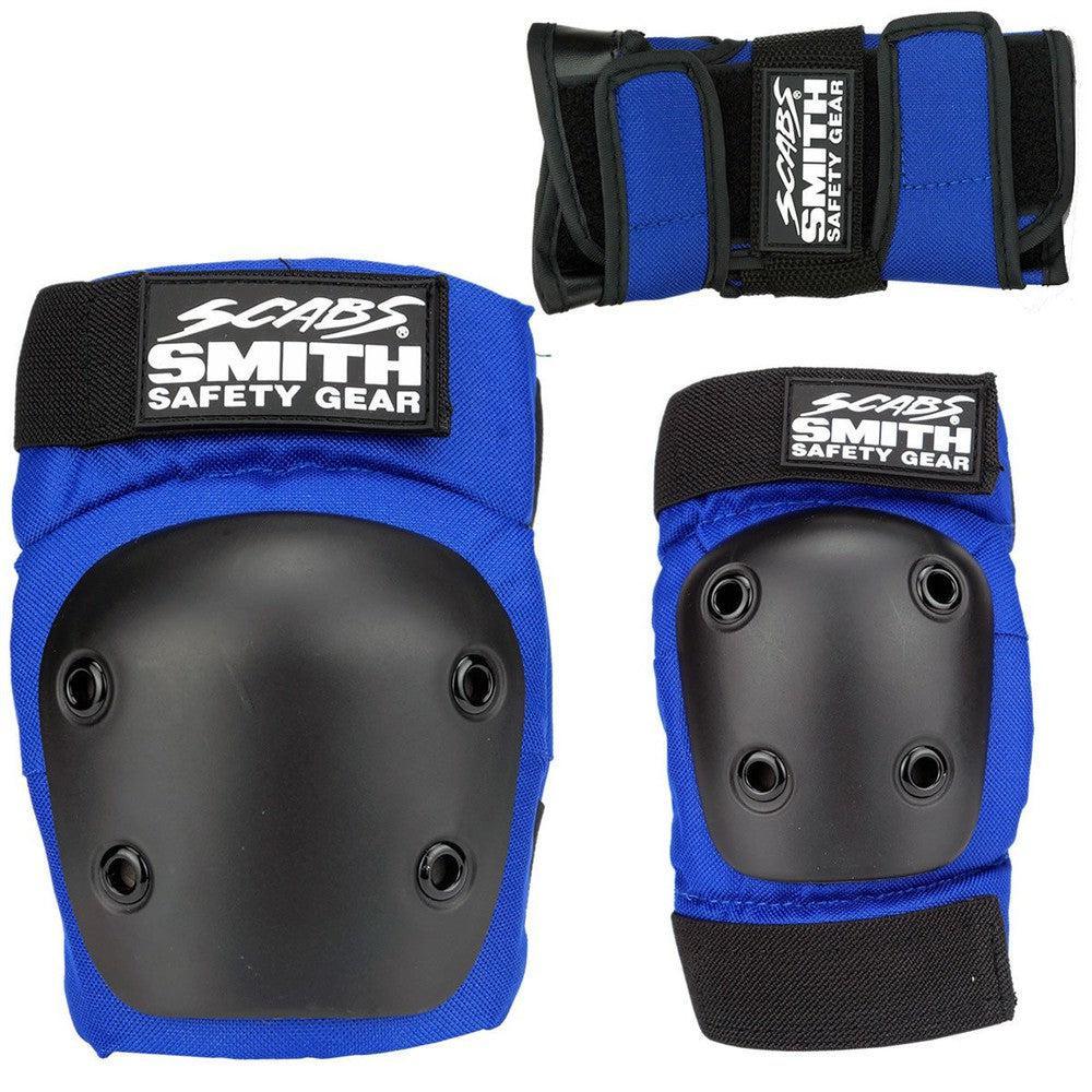 Smith Scabs Youth Tri Pack Blue-Padding Combo-Extreme Skates