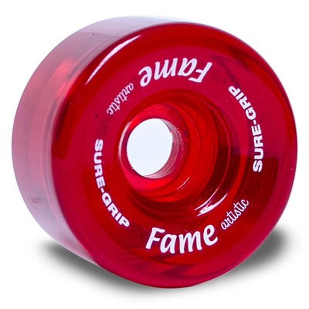 Suregrip Fame Wheels CLEAR COLOUR 57mm 95a 8Pack-Quad Wheels-Extreme Skates